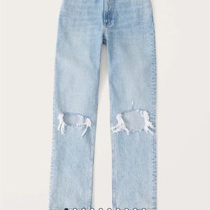 ABERCROMBIE & FITCH 90s straight ultra high rise - brand new with tags! 29 / 8